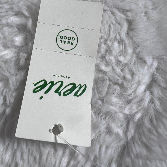 Aerie Cheekiest High Cut Bikini Bottom Leopard Print Ribbed Crinkle Brown Medium - Picture 7 of 11